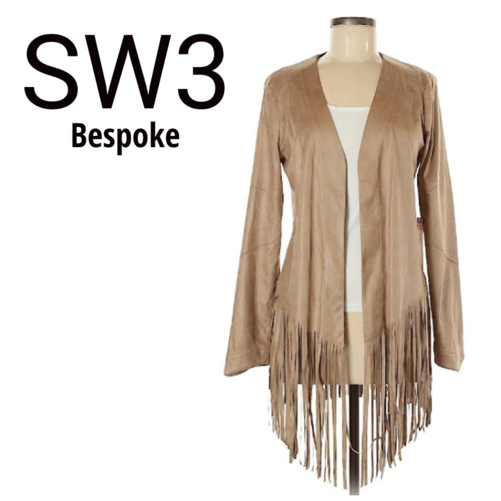 SW3 Bespoke Lightweight Fringed Jacket Size S - Picture 1 of 8